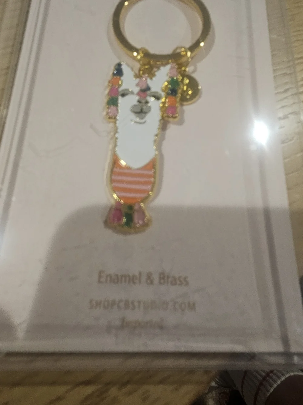 clairebella enamel llama